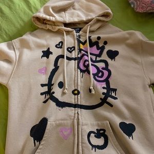 Hello kitty x Forever 21 zip up hoodie